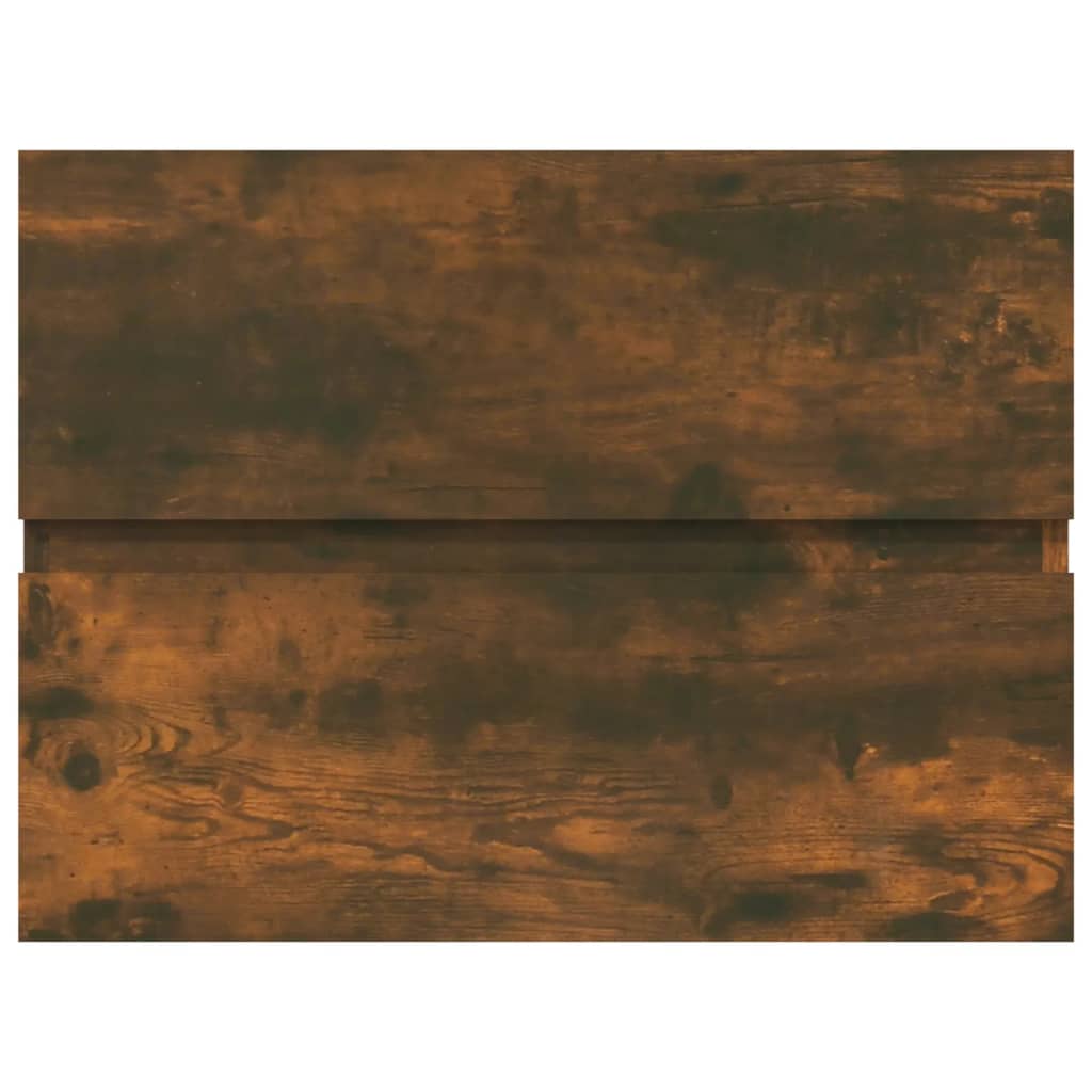 underskab 60x38,5x45 cm konstrueret træ røget egetræ