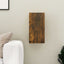 tv-bord 30,5x30x60 cm konstrueret træ røget egetræsfarve
