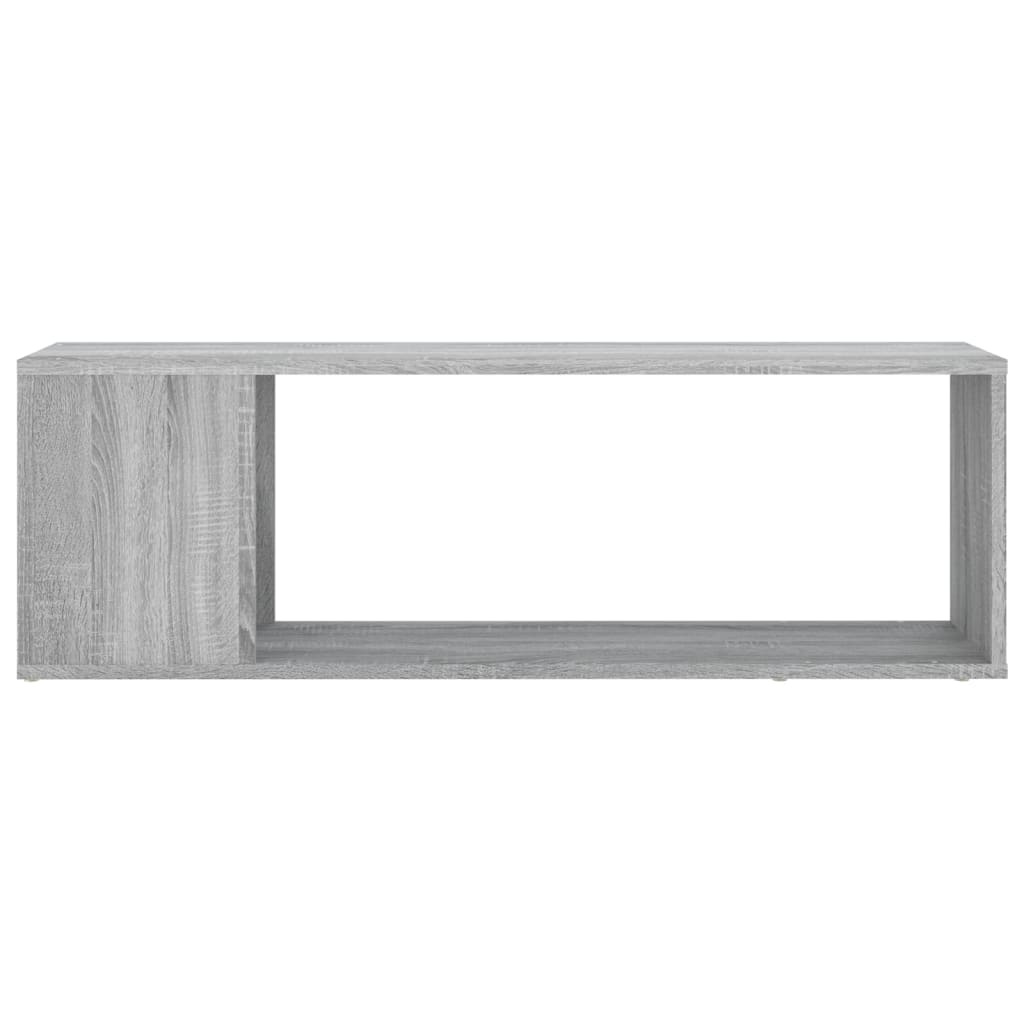 tv-bord 100x24x32 cm konstrueret træ grå sonoma-eg