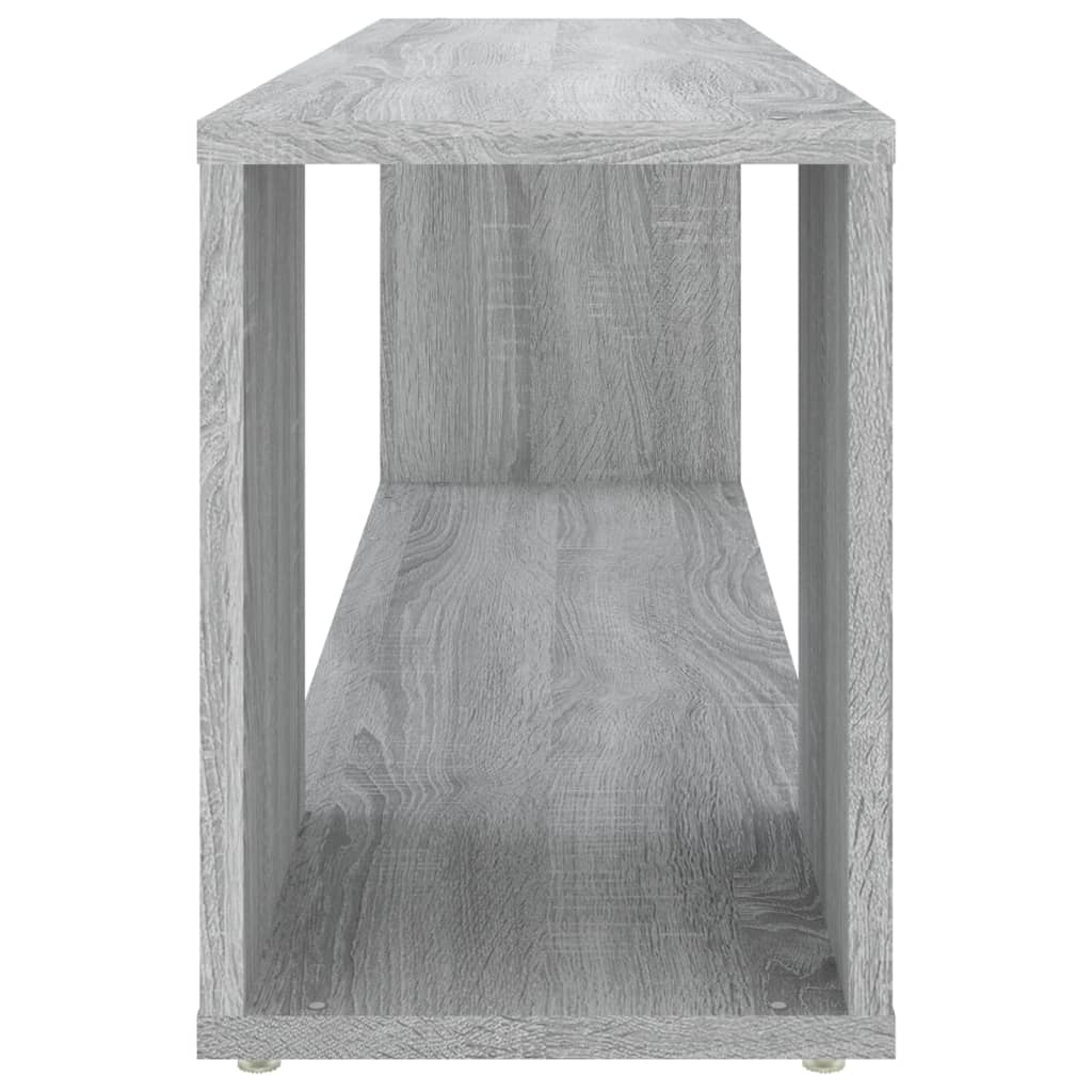 tv-bord 100x24x32 cm konstrueret træ grå sonoma-eg