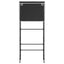 opbevaringsreol over vaskemaskine 71x29,5x170,5 cm jern sort