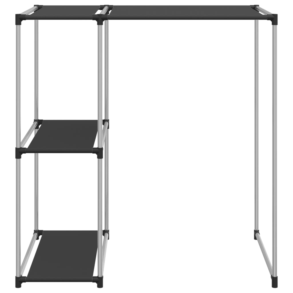 opbevaringsreol over vaskemaskine 87x55x90,5 cm jern sort