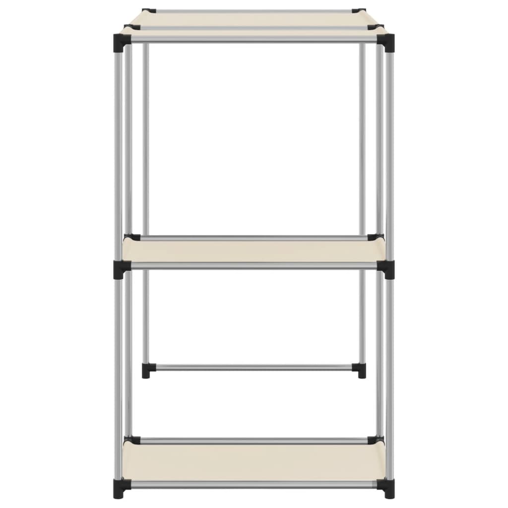 opbevaringsreol over vaskemaskine 87x55x90,5 cm jern creme
