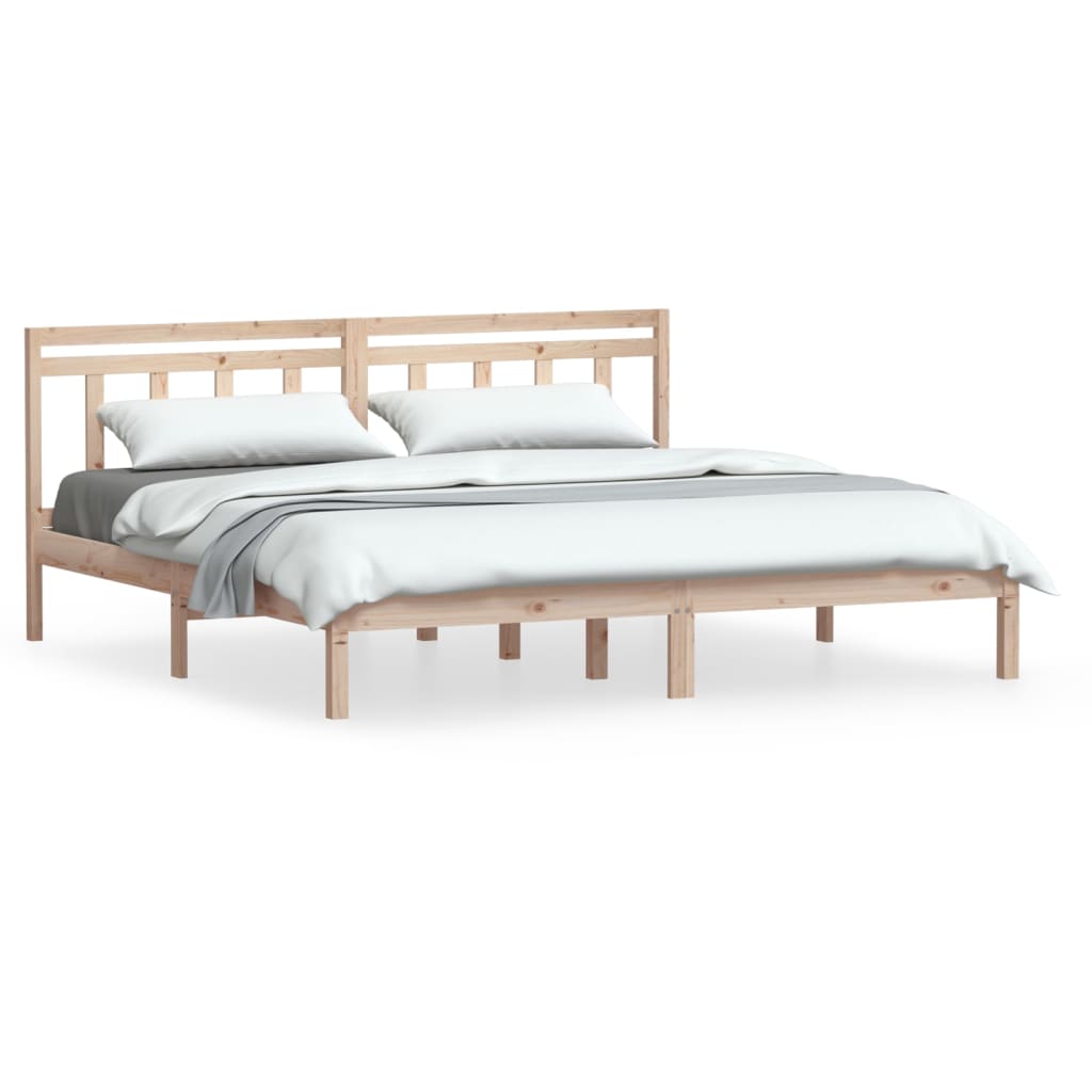 sengeramme 160x200 cm massivt fyrretræ