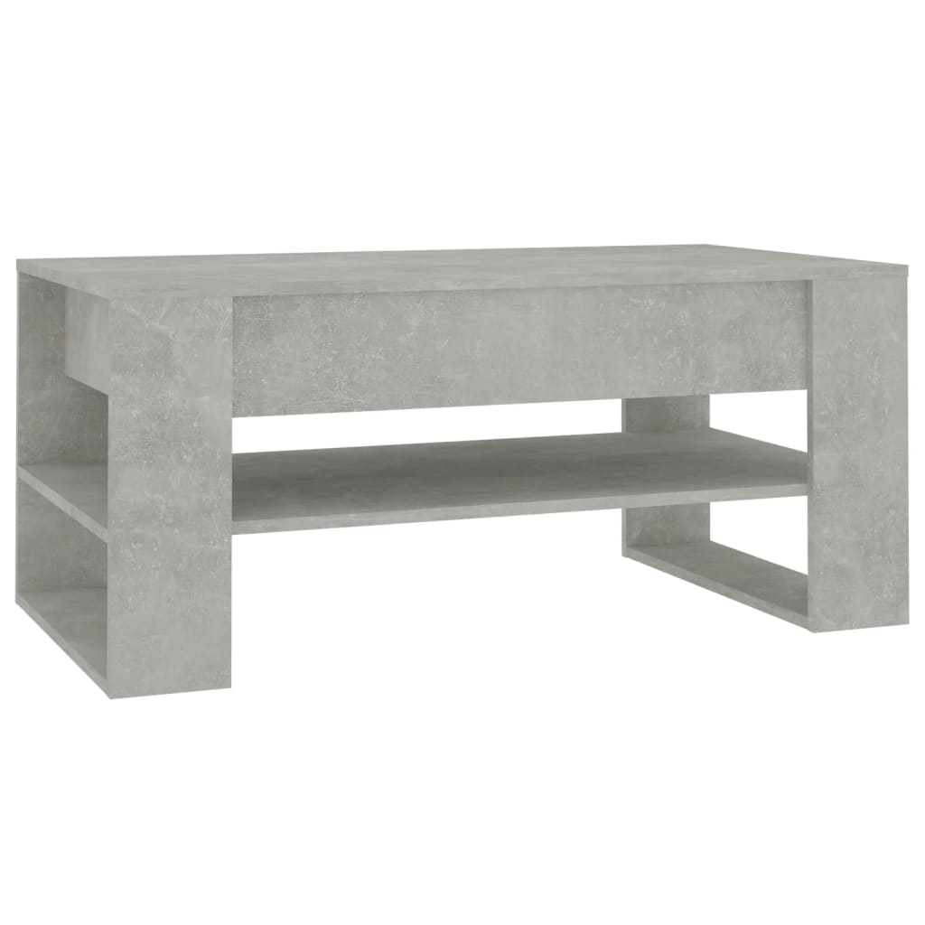 sofabord 102x55x45 cm konstrueret træ betongrå