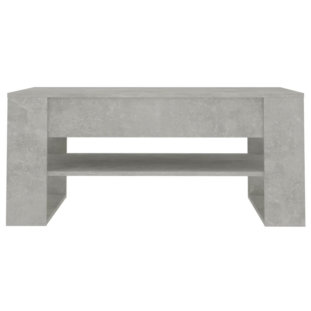 sofabord 102x55x45 cm konstrueret træ betongrå