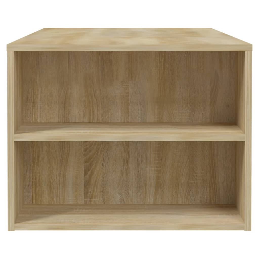 sofabord 102x55x42 cm konstrueret træ sonoma-eg