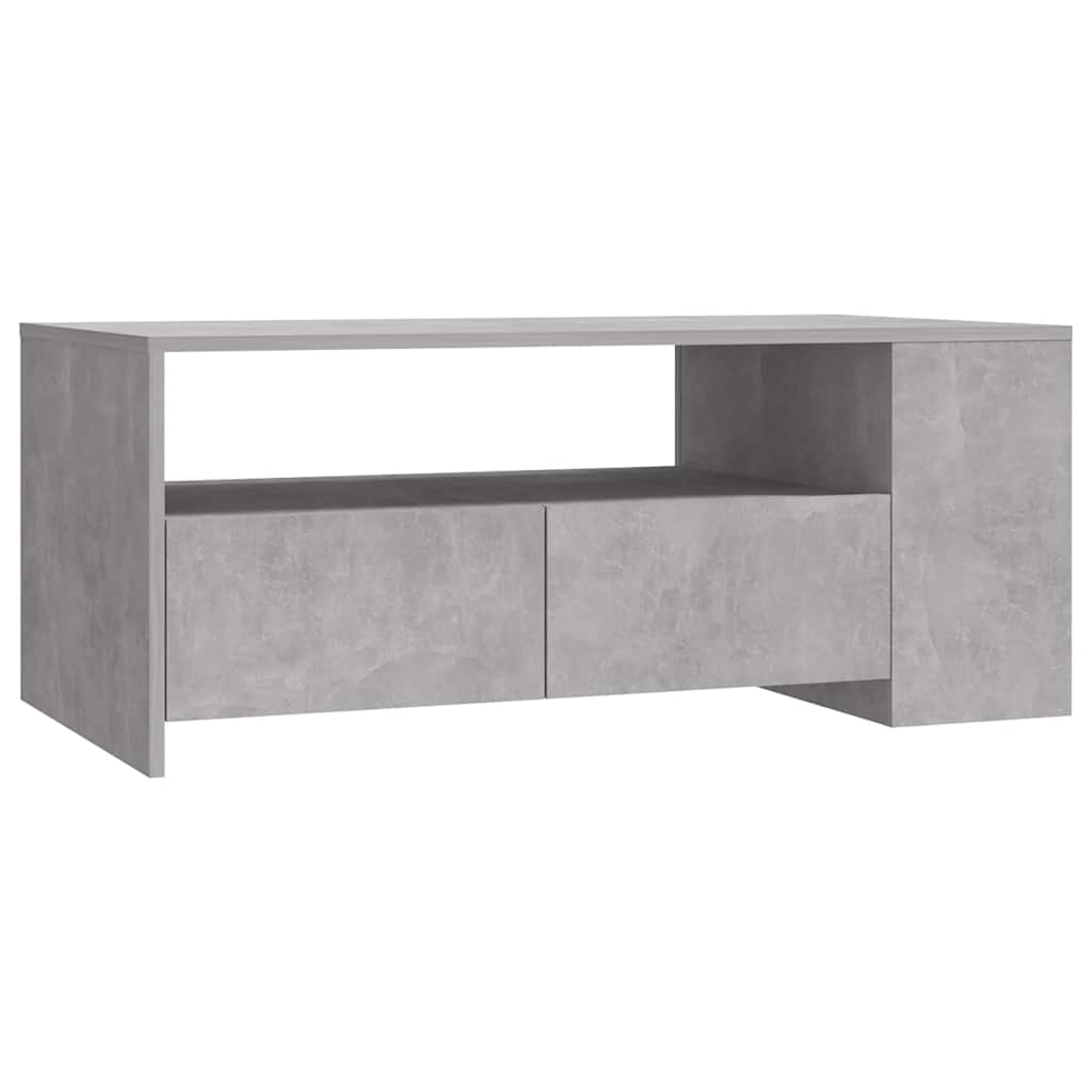 sofabord 102x55x42 cm konstrueret træ betongrå