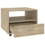sofabord 55x55x40 cm konstrueret træ sonoma-eg