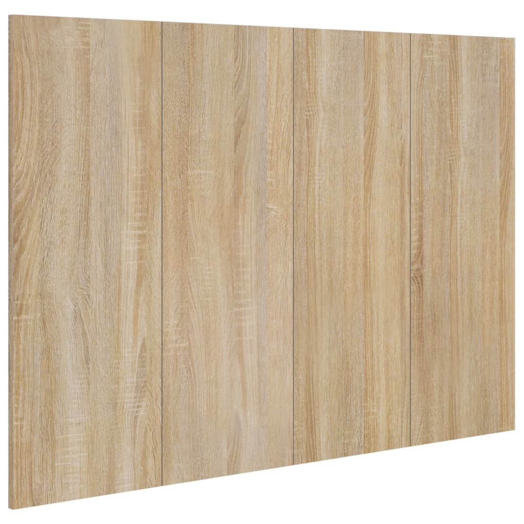 sengegærde 120x1,5x80 cm konstrueret træ sonoma-eg