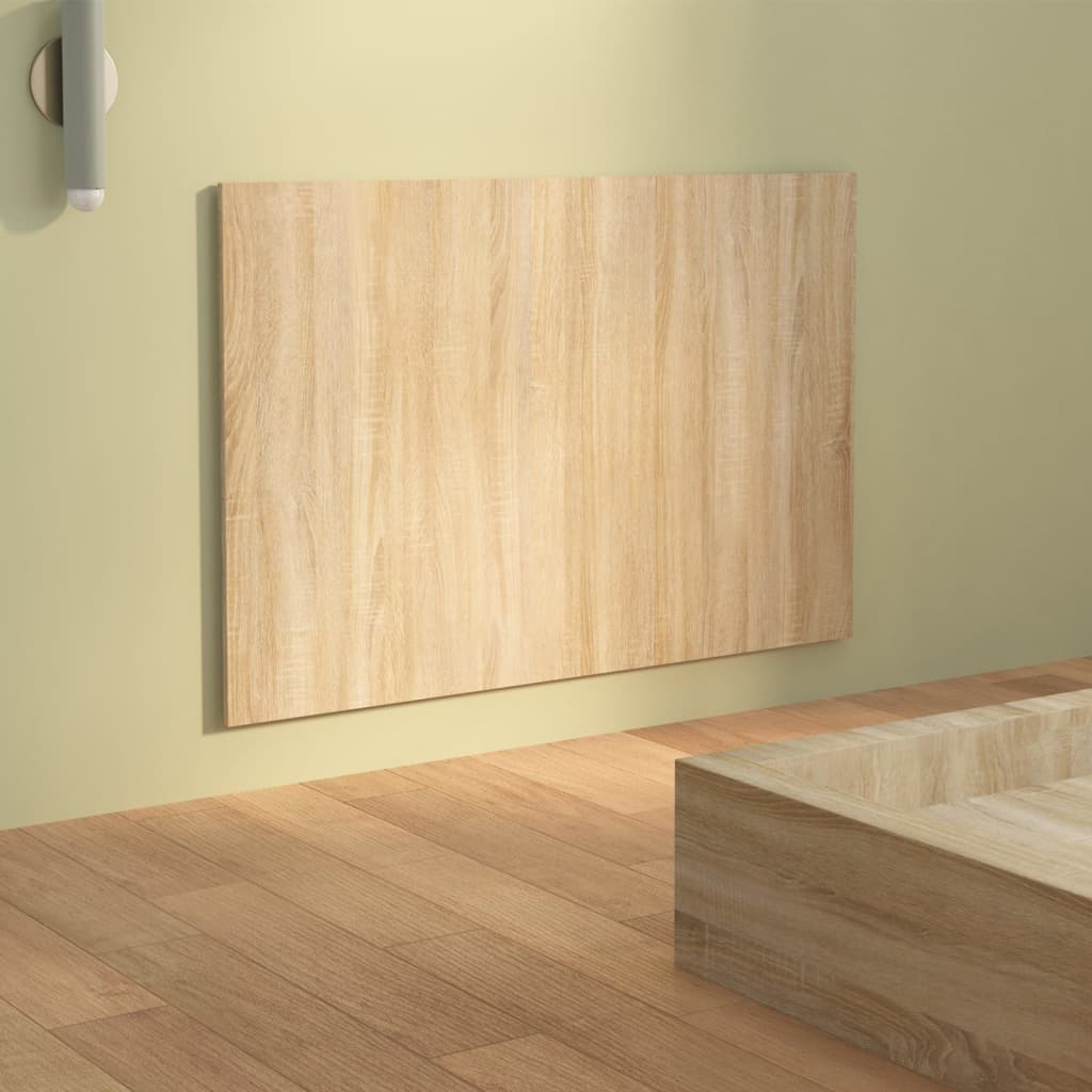 sengegærde 120x1,5x80 cm konstrueret træ sonoma-eg