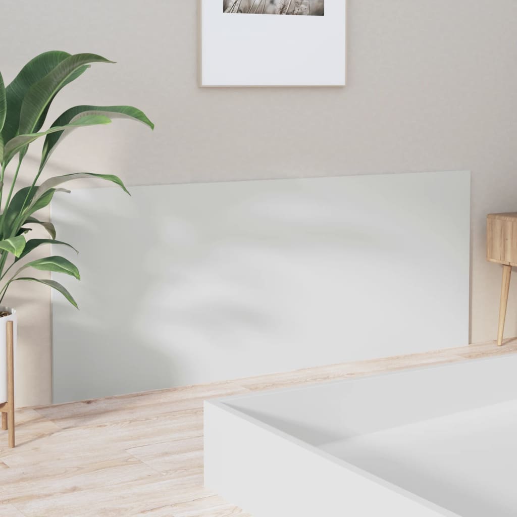 sengegærde 200x1,5x80 cm konstrueret træ hvid højglans