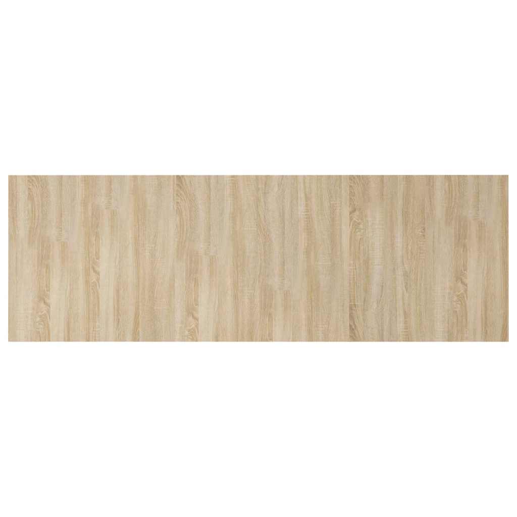 sengegærde 240x1,5x80 cm konstrueret træ sonoma-eg