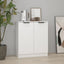 skænk 60x30x70 cm konstrueret træ hvid