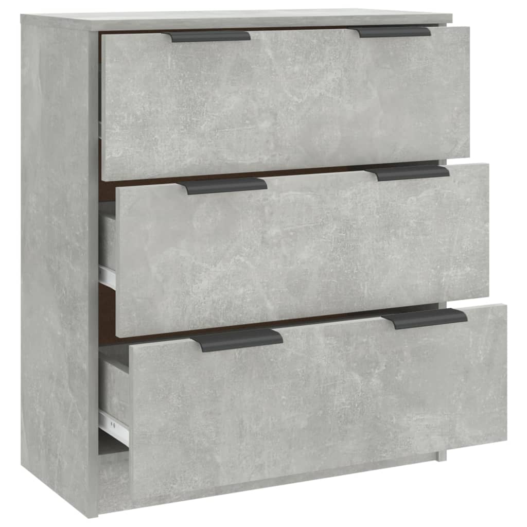skænk 60x30x70 cm konstrueret træ betongrå
