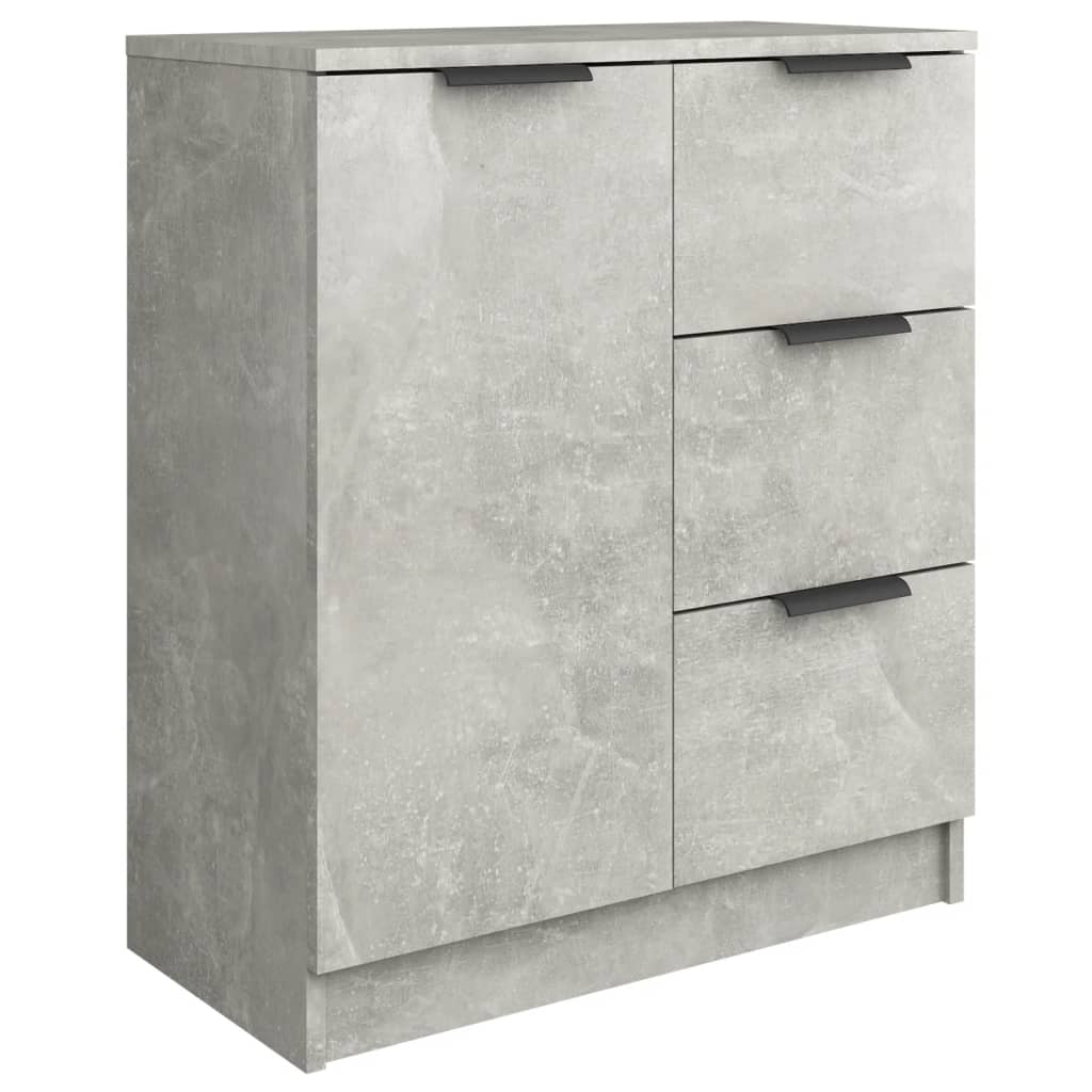skænk 60x30x70 cm konstrueret træ betongrå