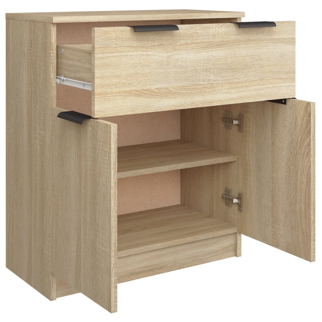 skænk 60x30x70 cm konstrueret træ sonoma-eg