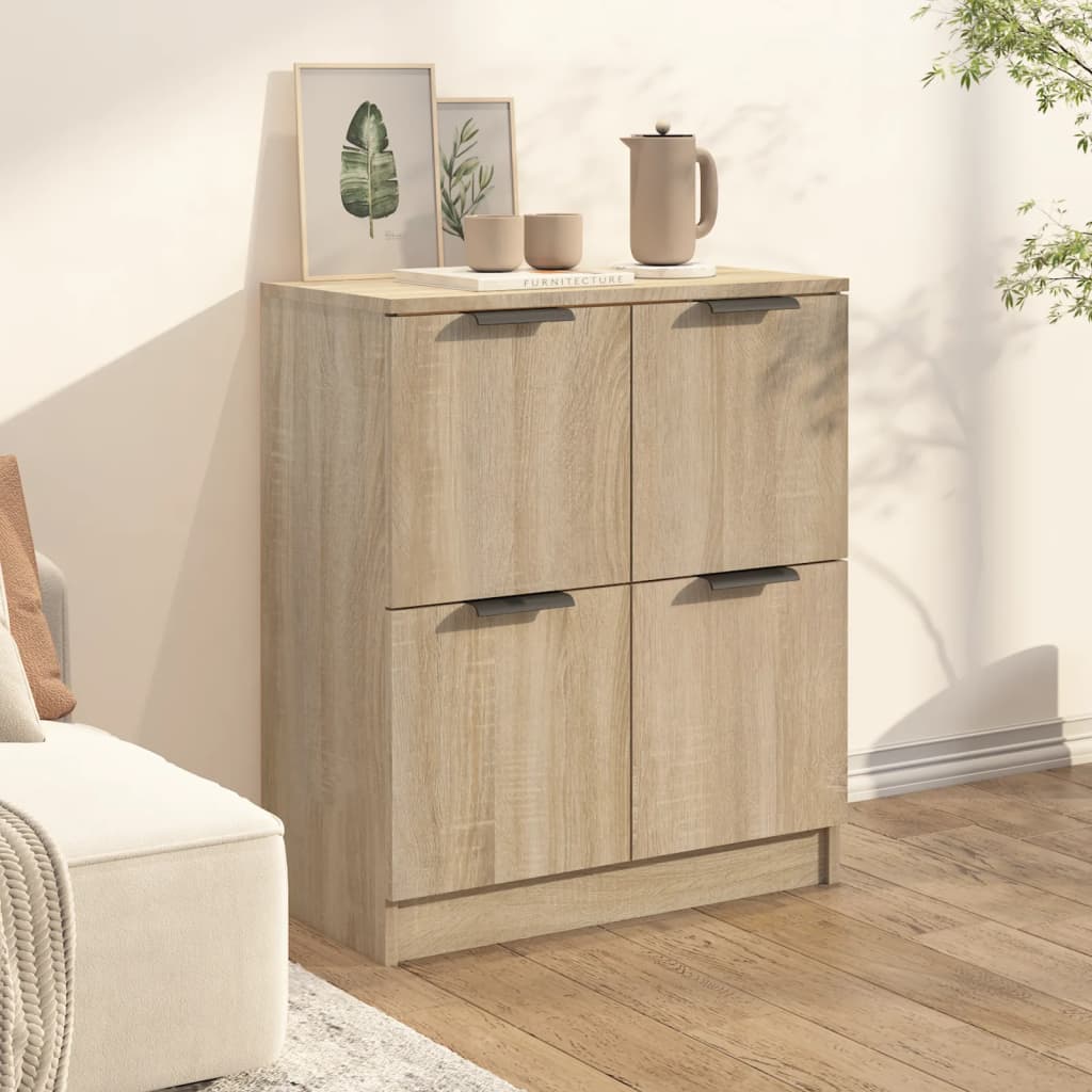 skænk 60x30x70 cm konstrueret træ sonoma-eg