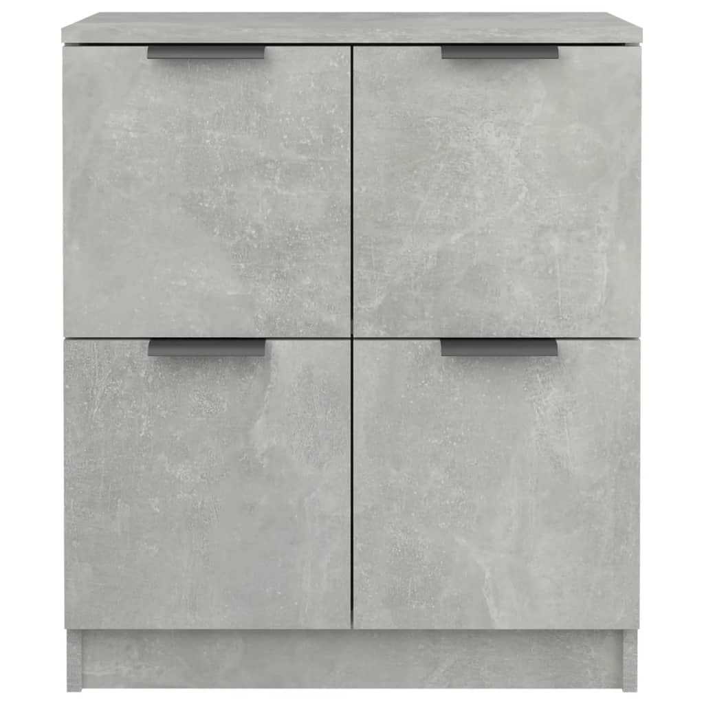 skænk 60x30x70 cm konstrueret træ betongrå