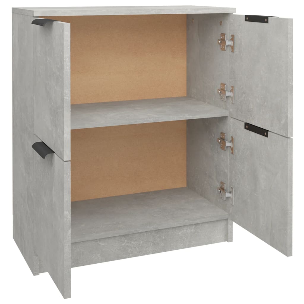 skænk 60x30x70 cm konstrueret træ betongrå