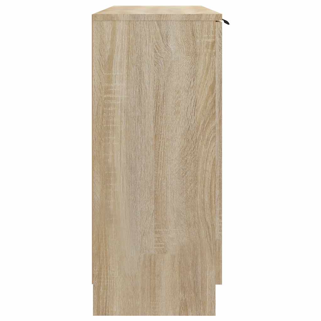 skænk 90,5x30x70 cm konstrueret træ sonoma-eg