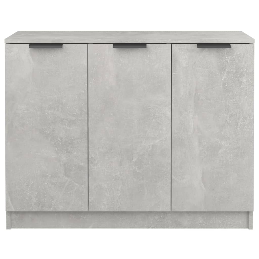 skænk 90,5 x 30 x 70 cm konstrueret træ betongrå