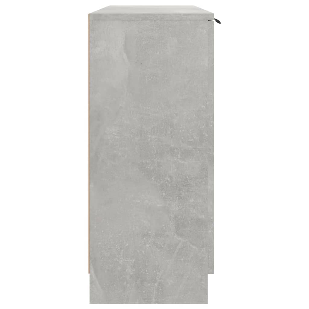 skænk 90,5 x 30 x 70 cm konstrueret træ betongrå