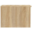 sofabord 50x50x36 cm konstrueret træ sonoma-eg