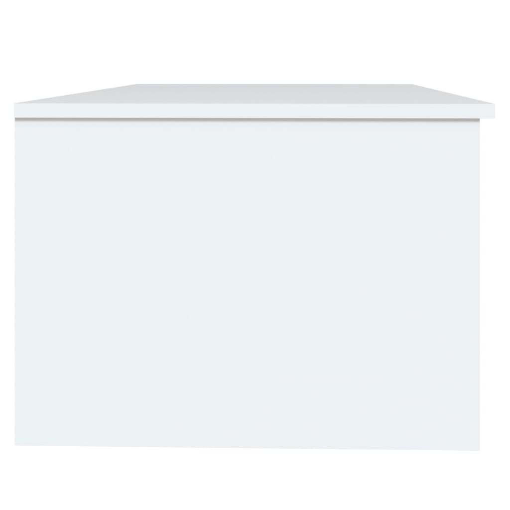 sofabord 102x50x36 cm konstrueret træ hvid