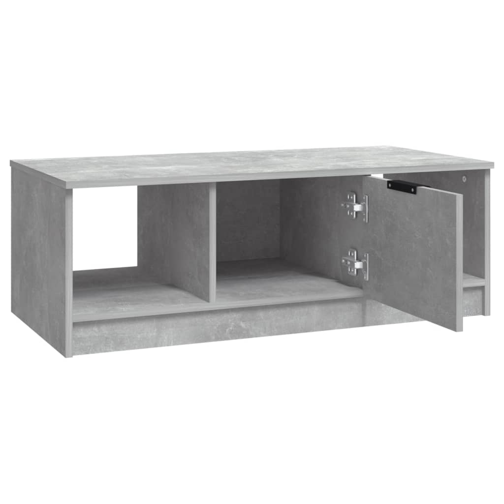 sofabord 102x50x36 cm konstrueret træ betongrå