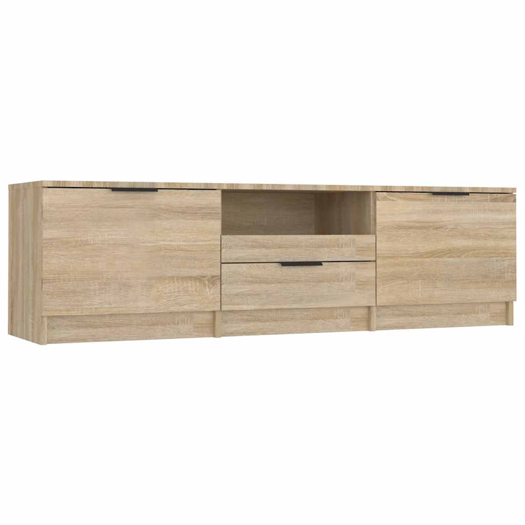 TV-skab Sonoma eg 140x35x40 cm konstrueret træ