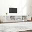 tv-borde 2 stk. 80x35x36,5 cm konstrueret træ hvid højglans