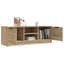 tv-bord 102x35x36,5 cm konstrueret træ sonoma-eg