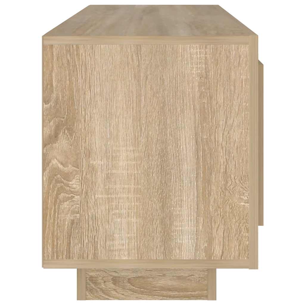 tv-bord 102x35x45 cm konstrueret træ sonoma-eg