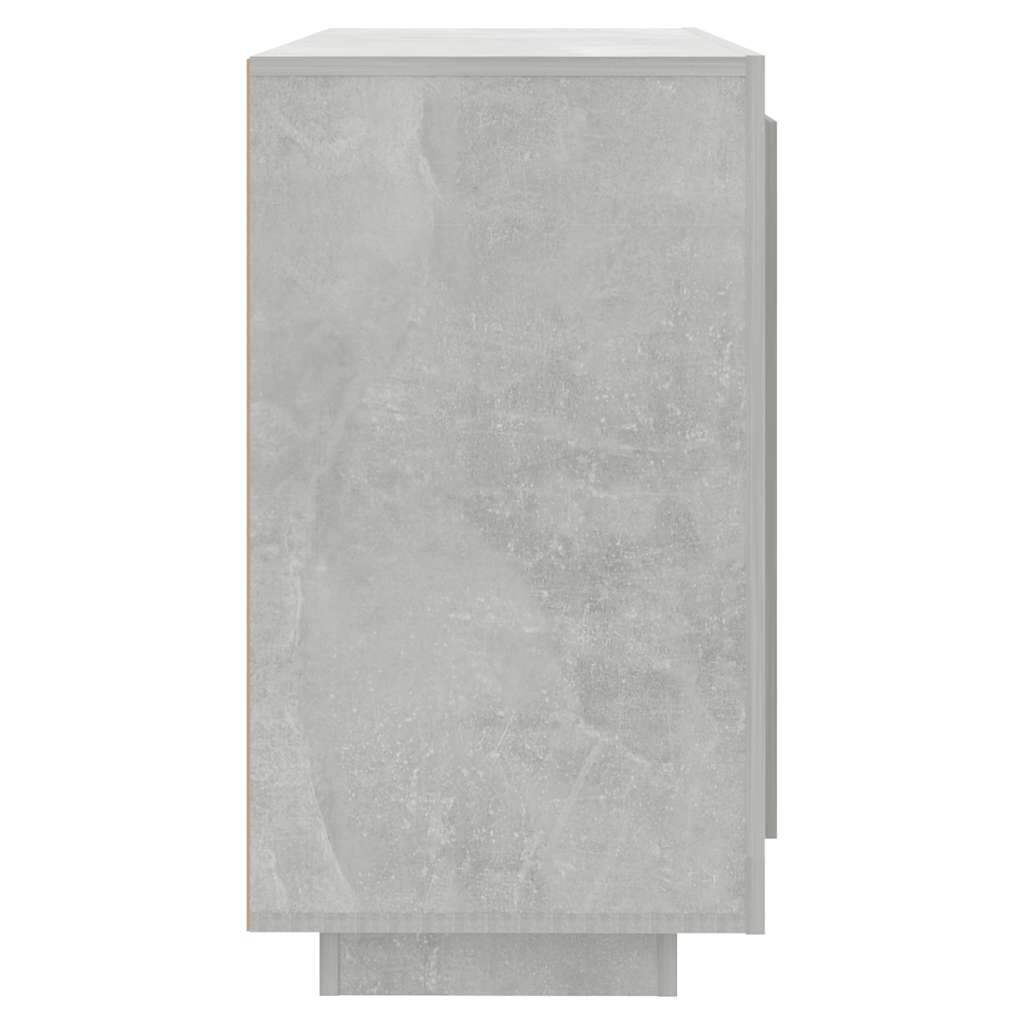 skænk 80x40x75 cm konstrueret træ betongrå