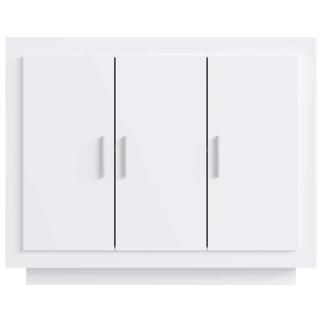 skænk 92x35x75 cm konstrueret træ hvid