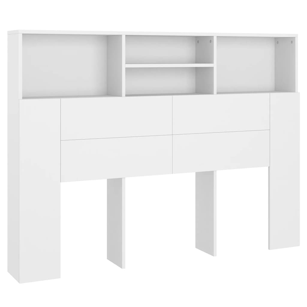 sengegavlskab hvid 140x19x103,5 cm