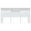 sengegavl med opbevaring 200x19x103,5 cm hvid