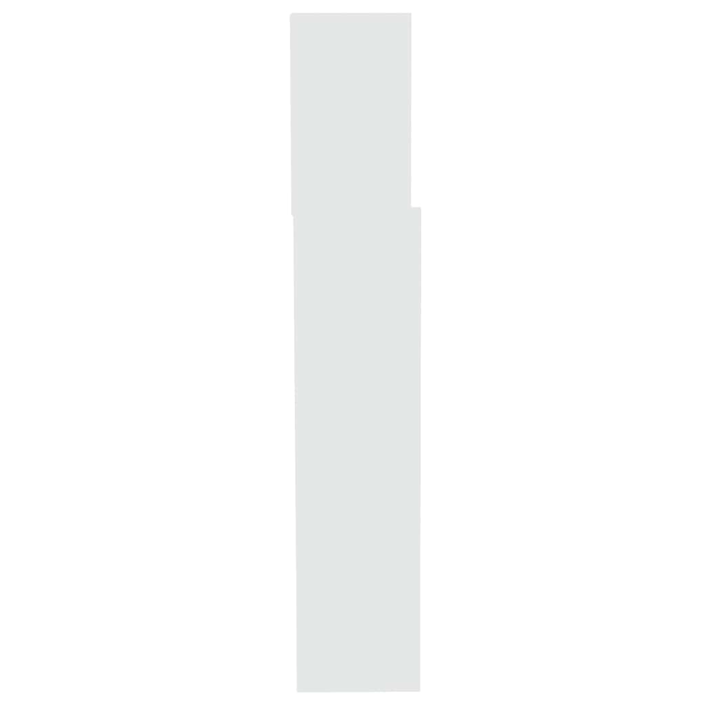 sengegavl med opbevaring 200x19x103,5 cm hvid