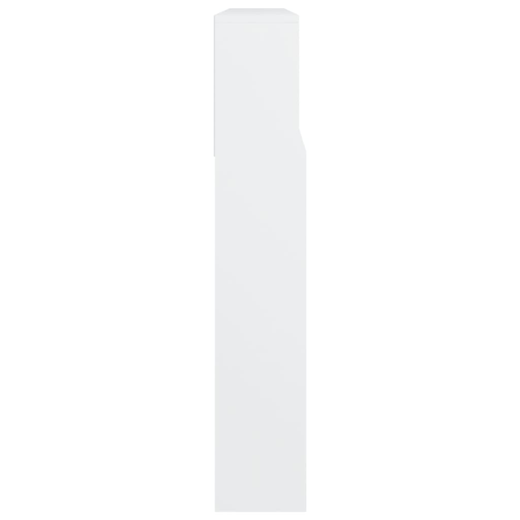 sengegavl med opbevaring 220x19x101,5 cm hvid