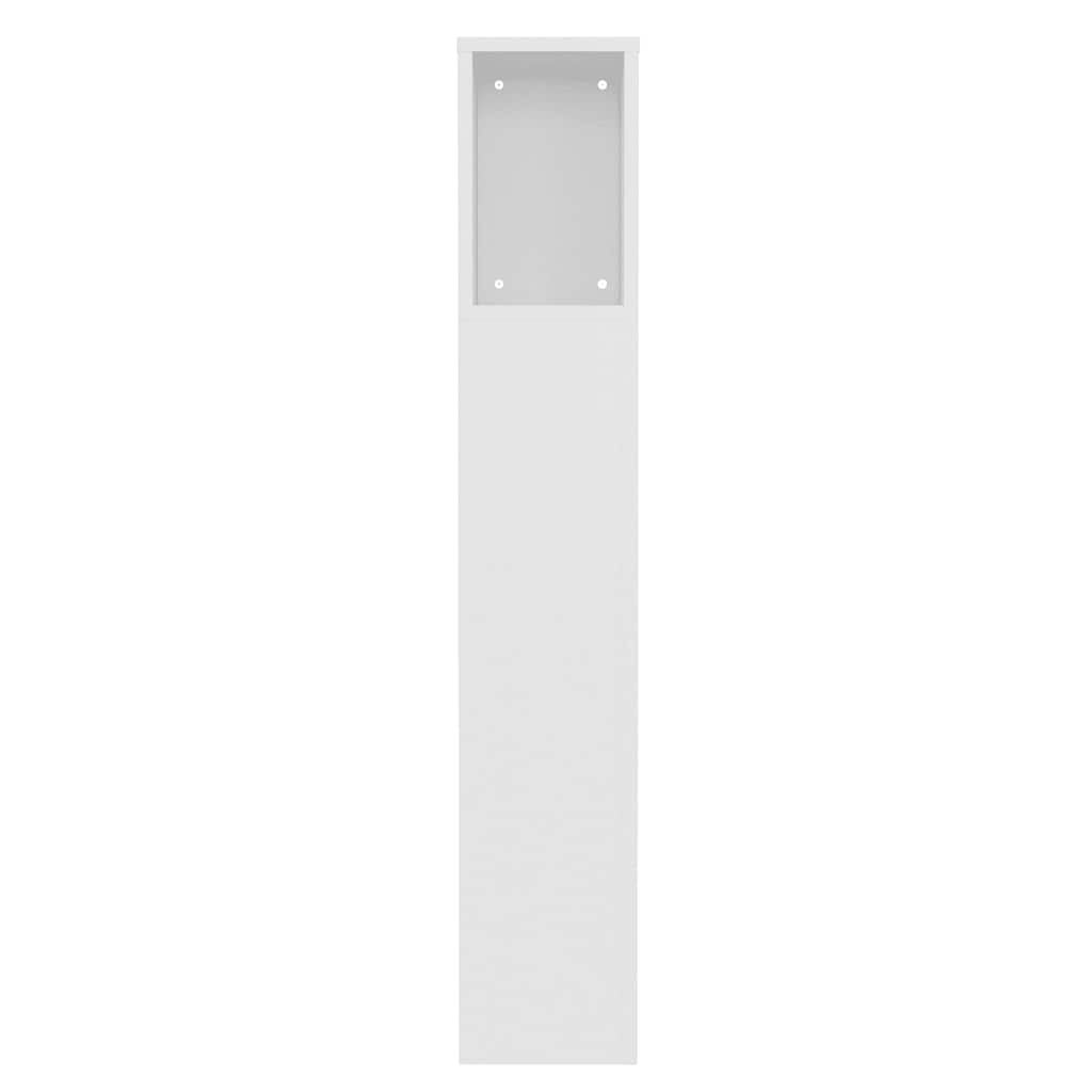 sengegavlskab hvid 100x18,5x102,5 cm