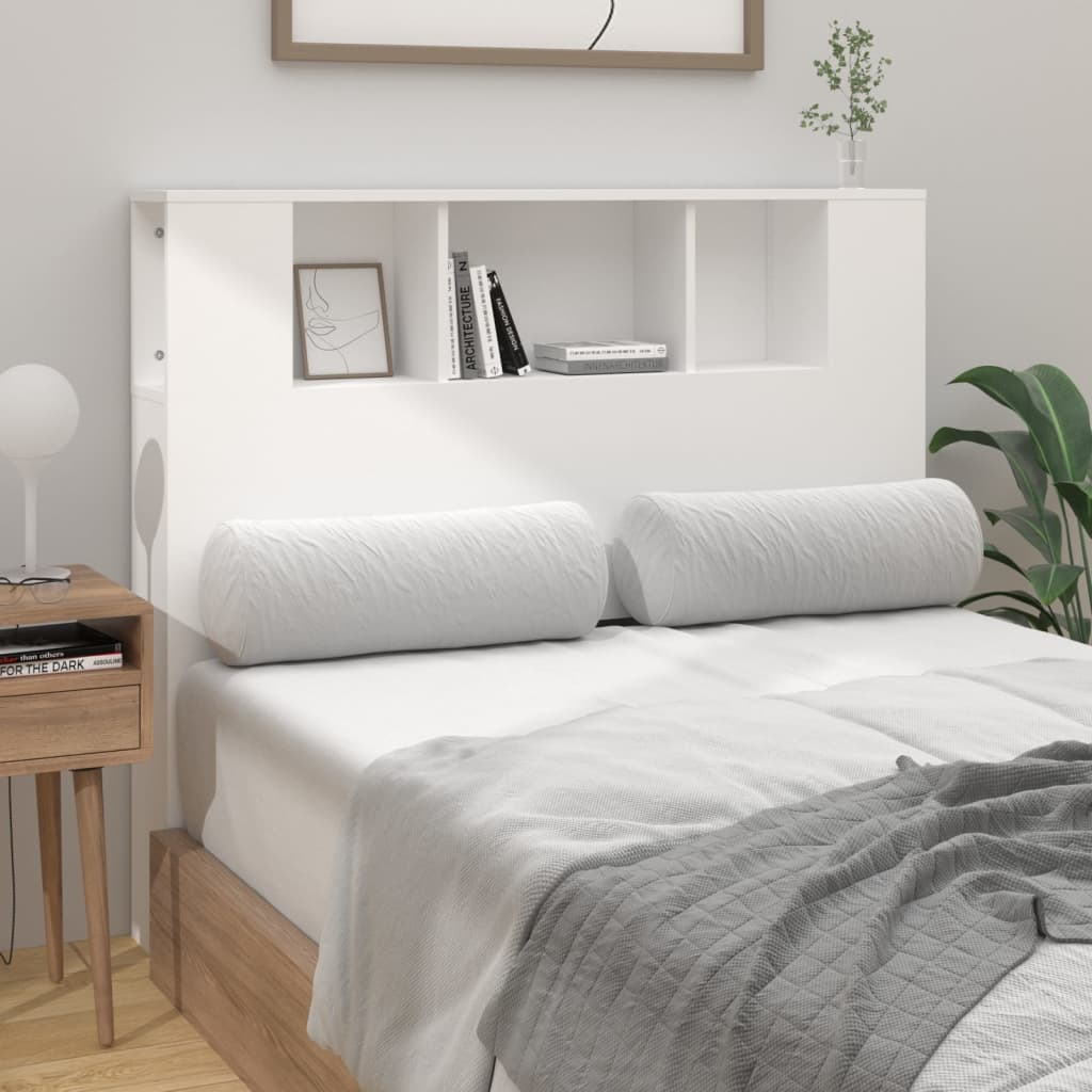 sengegavlskab hvid 120x18,5x102,5 cm