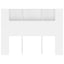 sengegavl med opbevaring 140x18,5x104,5 cm hvid