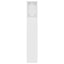 sengegavl med opbevaring 140x18,5x104,5 cm hvid