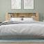 sengegavl med opbevaring 200x18,5x104,5 cm sonoma-eg