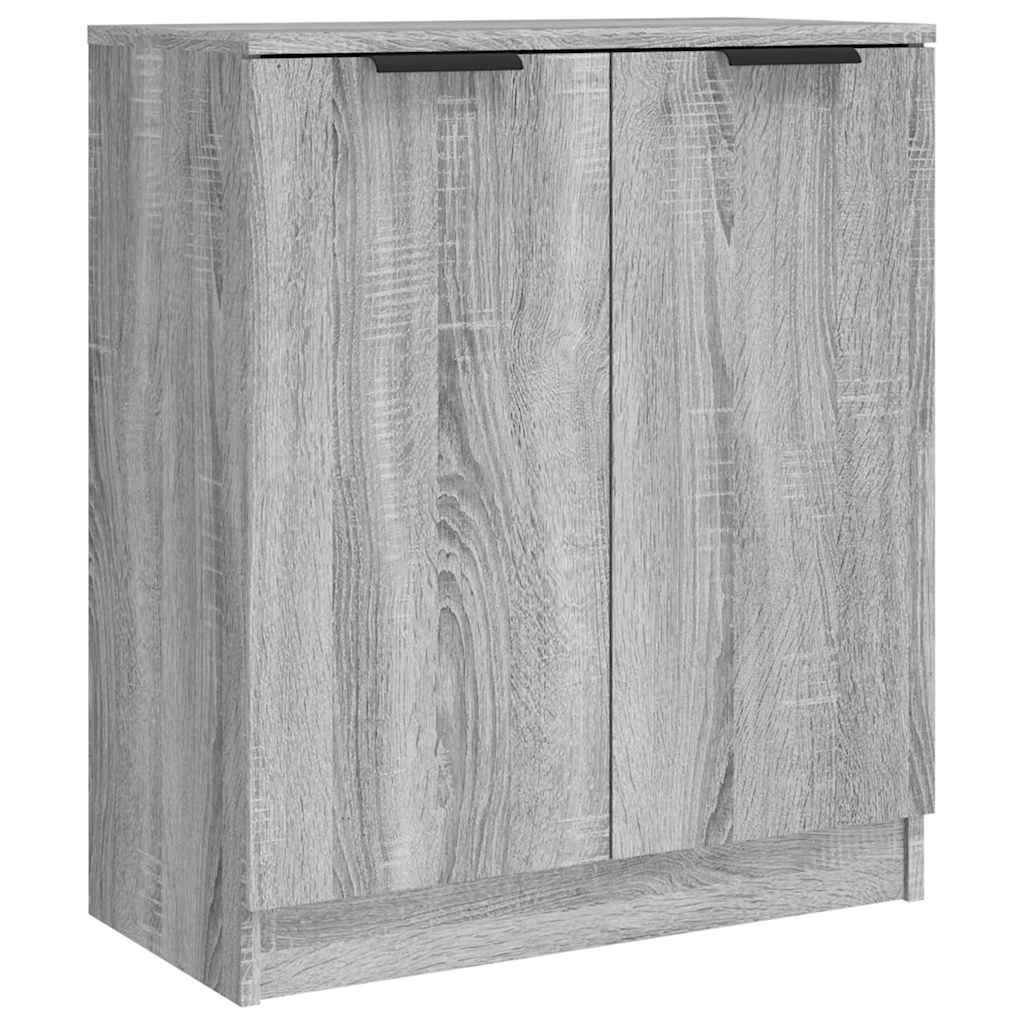 skænk 60x30x70 cm konstrueret træ grå sonoma-eg