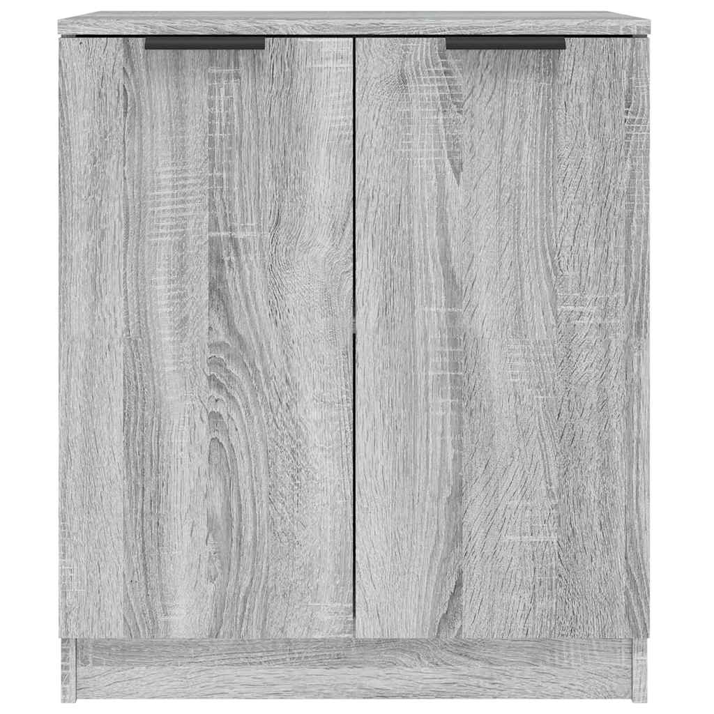 skænk 60x30x70 cm konstrueret træ grå sonoma-eg