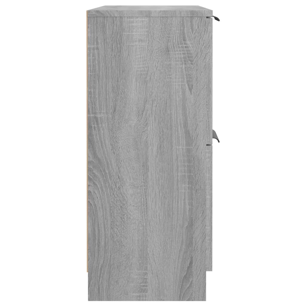 skænk 60x30x70 cm konstrueret træ grå sonoma-eg