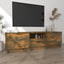 tv-bord 140x35x40 cm konstrueret træ røget egetræsfarve