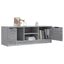 tv-bord 102x35x36,5 cm konstrueret træ sonoma-eg grå